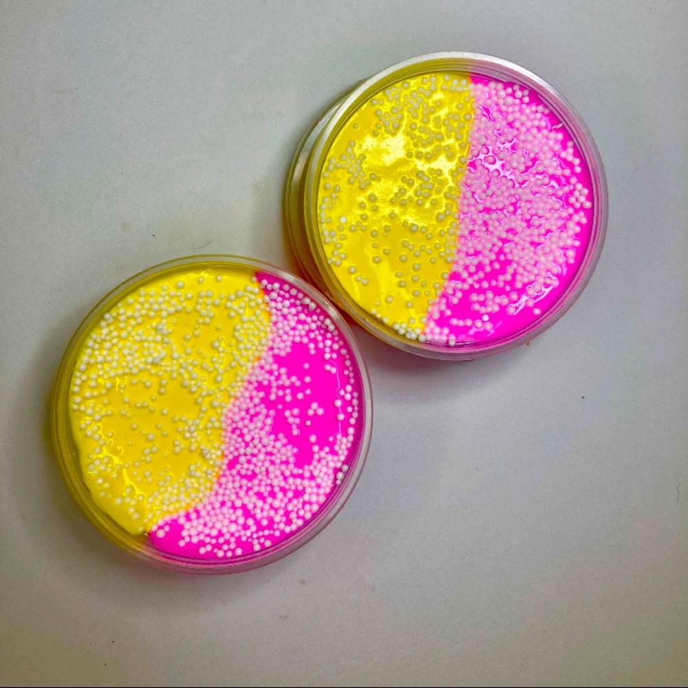 Banana split cloud slime